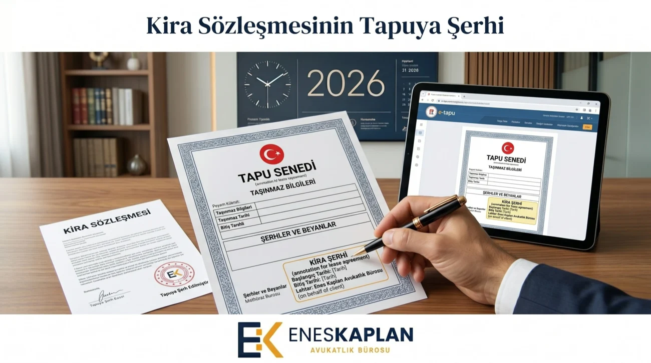 kira sozleşmesinin tapuya şerhi, istanbul kira avukatı, şişli kira avukatı, kira avukatı