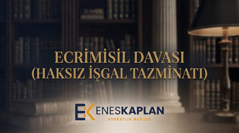 Ecrimisil davası nedir? Haksız işgal tazminatının şartları, bedel hesaplama, 5 yıllık zamanaşımı, hisseli tapuda intifadan men ve Milli Emlak ecrimisili.